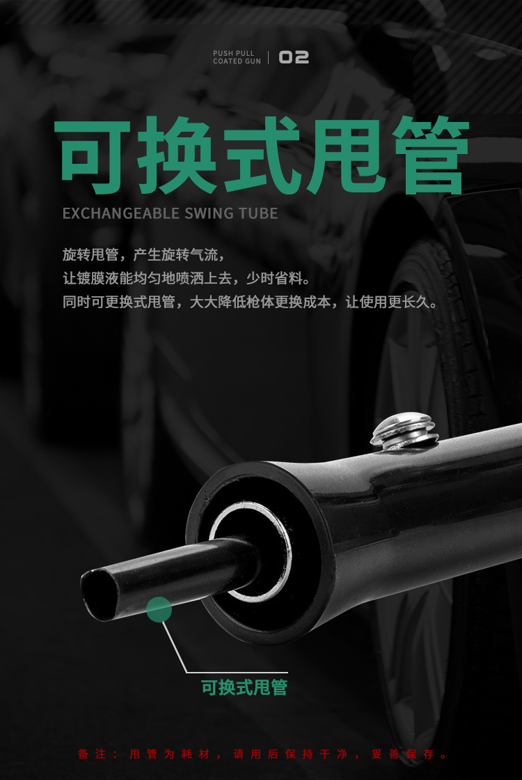 Gishi Engine Coating Gun Car Interior Engine Polishing Spray Gun with Pot Car Washing Tools Equipment Supplies Artifact