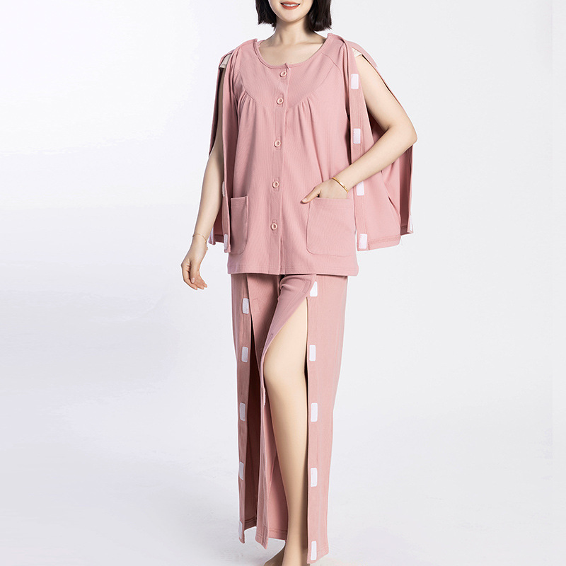 春秋タイプの看護服は着やすくて、麻痺しています。