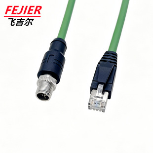 M12 8P��X�ͷ�ˮ���ղ��^�DRJ45�B���� ��̫�W��6��Q�C�W�j�^