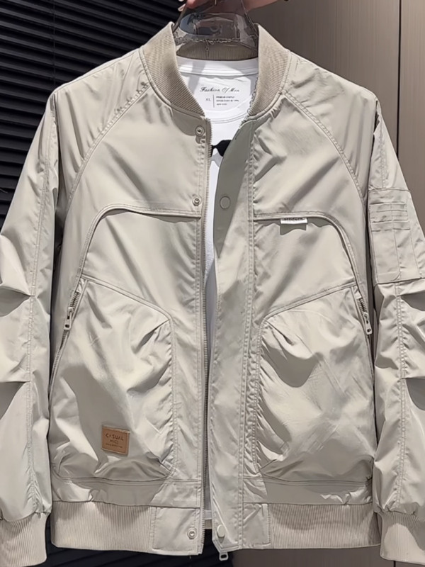 Baseball Uniform Jacket for Men 2025 Autumn New Fashion Brand Workwear Men's American Retro Slim-Fit Pilot Jacket for Men Baseball Uniform Jacket for Men 2025 Autumn New Fashion Brand Workwear Men's American Retro Slim-Fit Pilot Jacket for Men