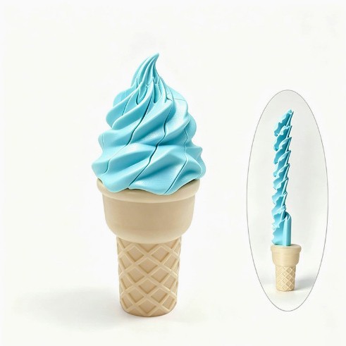 Espada telescópica de helado impresión 3D creativa simulación de juguetes de barril descomprimir artefactos adornos divertidos para regalos de amigos image 7