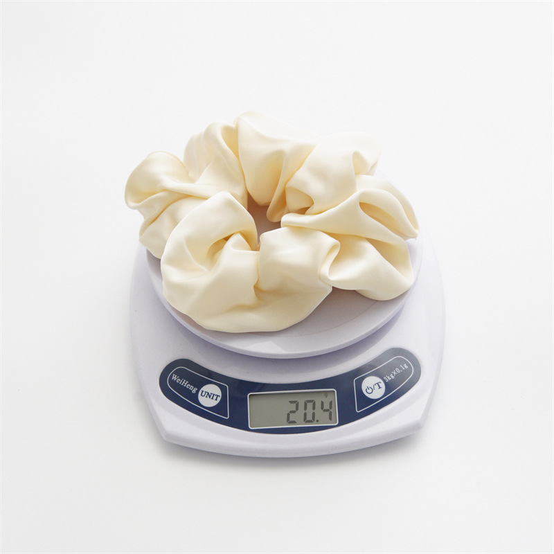 Scrunchie in raso per donna elegante elastico per acconciature_voghion.com