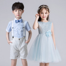 六一儿童合唱演出服中小学生幼儿园诗歌朗诵比赛女童舞蹈表演服装