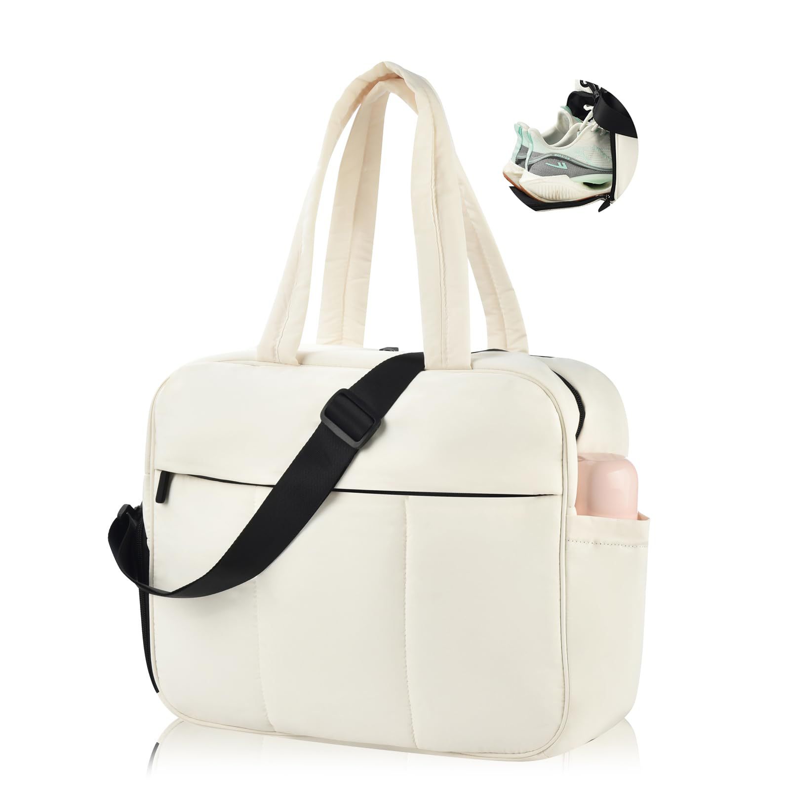 Voyage pour femme, bagage de voyage week-end avec sac étanche, sac de sport et de fitness portable_voghion.com
