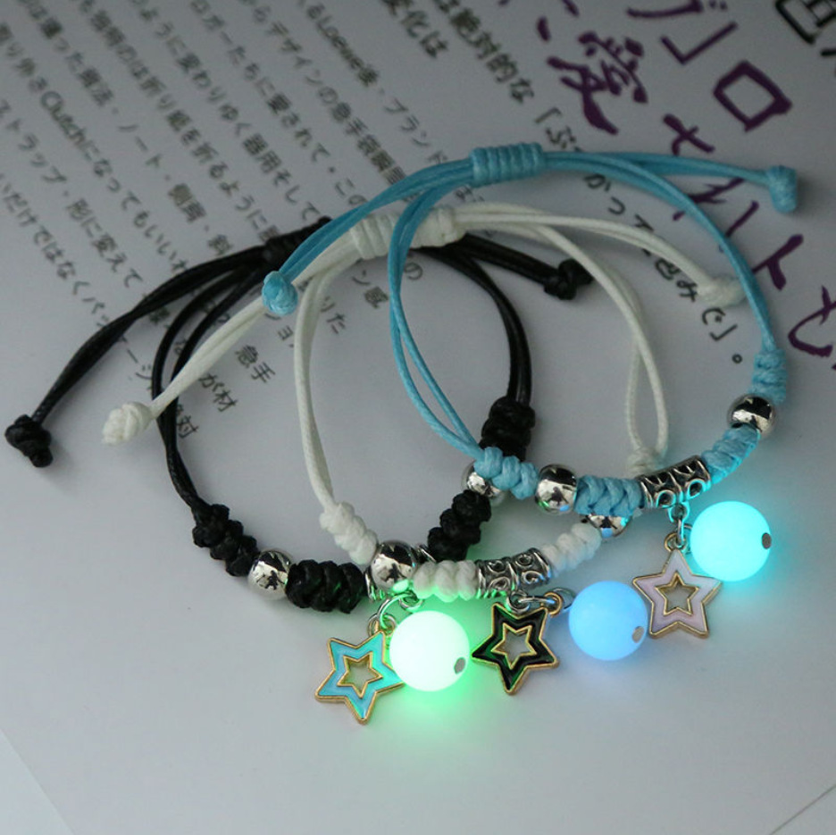 블루 흑백 중공 별