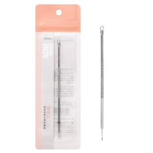 Chuanqi'Er Double-Headed Stainless Steel Acne Needle, Pimple Needle, Blackhead Needle, Beauty Needle, Acne Extraction Tool