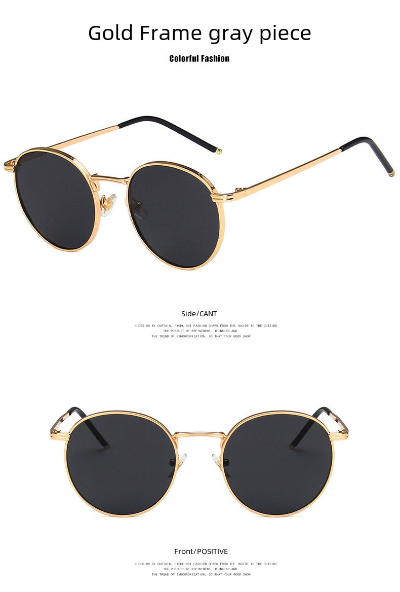 Occhiali da sole donna rotondi eleganti stile retrò disco chic_voghion.com