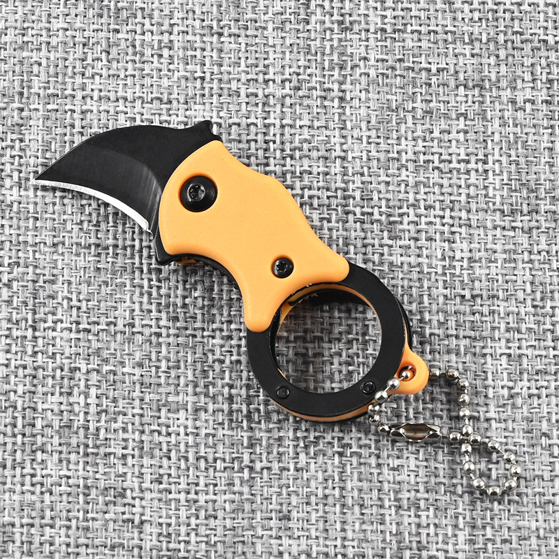 跨境户外迷你登山狐狸小刀户外露营便携多功能EDC折刀狐狸刀爪子