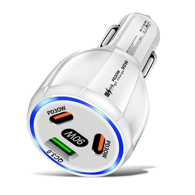 charging car charger PD30W – Mobil şarj cihazları - 359-1a2c-white-bare-metal