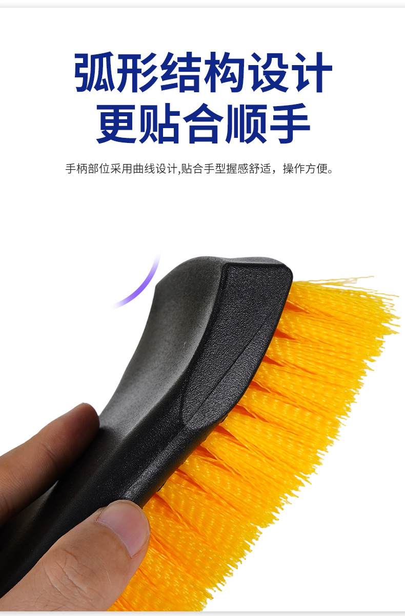 Car Interior Cleaning Brush Horsehair Brush Pig Hair Brush Leather Cleaning Brush Tire Brush Seat Gap Cleaning Tool