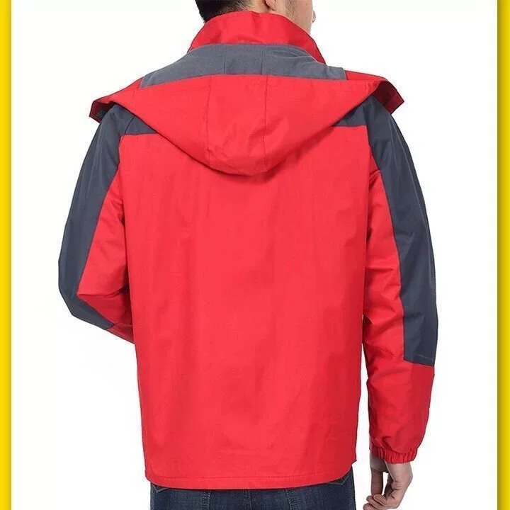 Autumn thin windproof travel jacket for work with hood