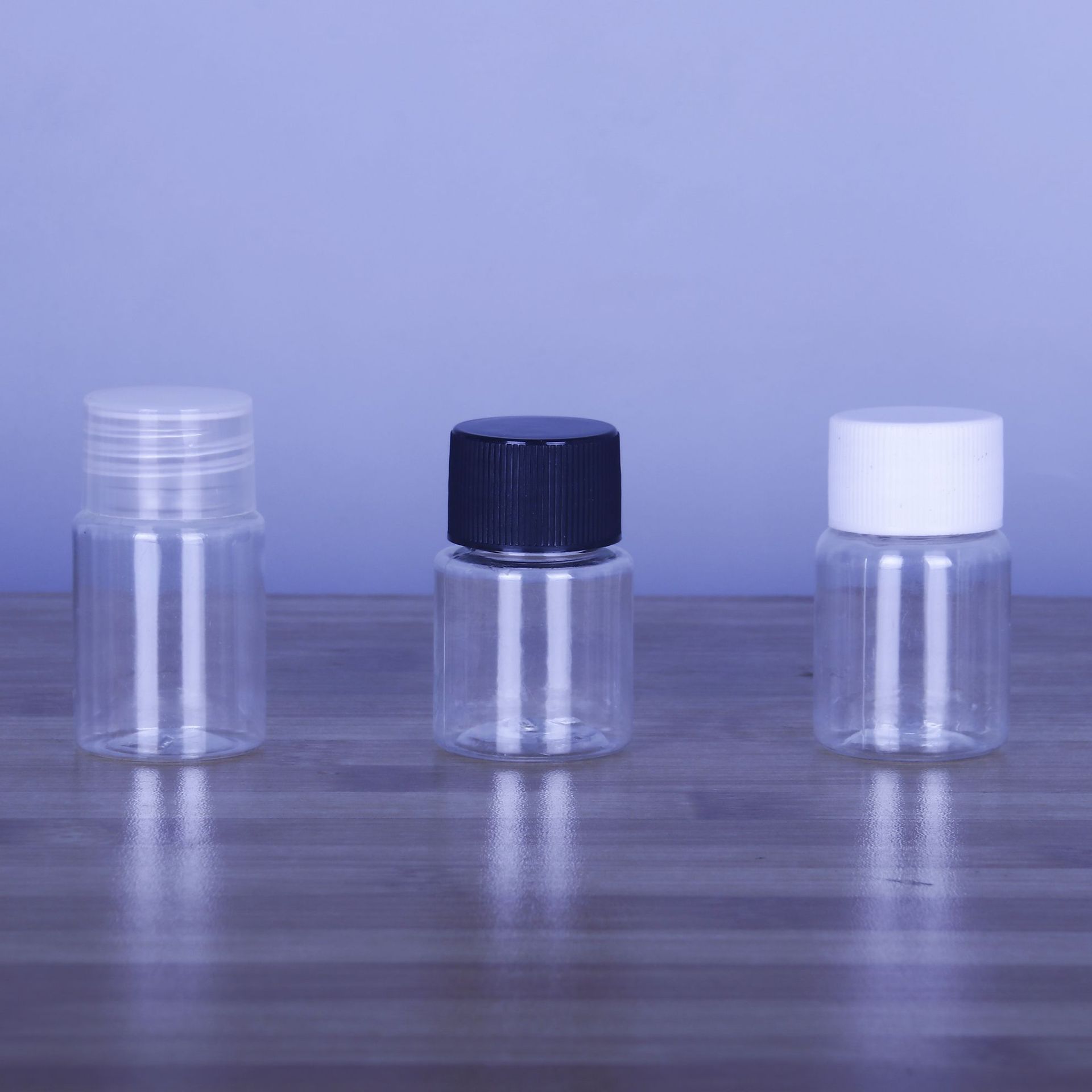 1520ml30毫升塑料瓶广口瓶带盖密封样品瓶液体瓶小药瓶分装