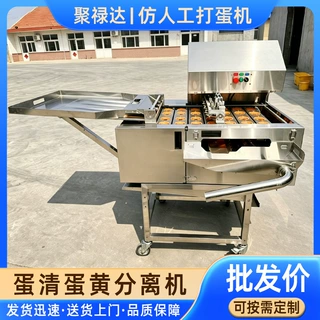 商用连续打蛋机 蛋糕坊蛋清蛋黄自动分离机 全自动上料磕蛋加工机