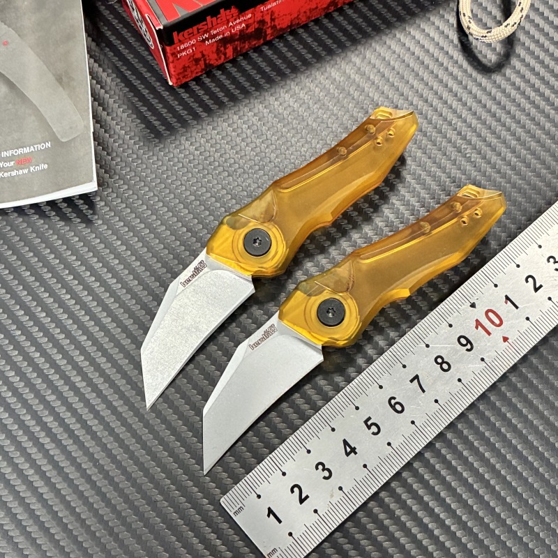 跨境热销卡秀7350户外折叠刀 PEI折刀便携战术刀口袋小刀开箱刀