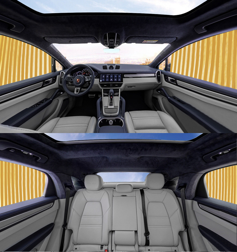 Track curtain car magnetic sunshade window heat insulation sunscreen telescopic sun block magnetic car sunshade