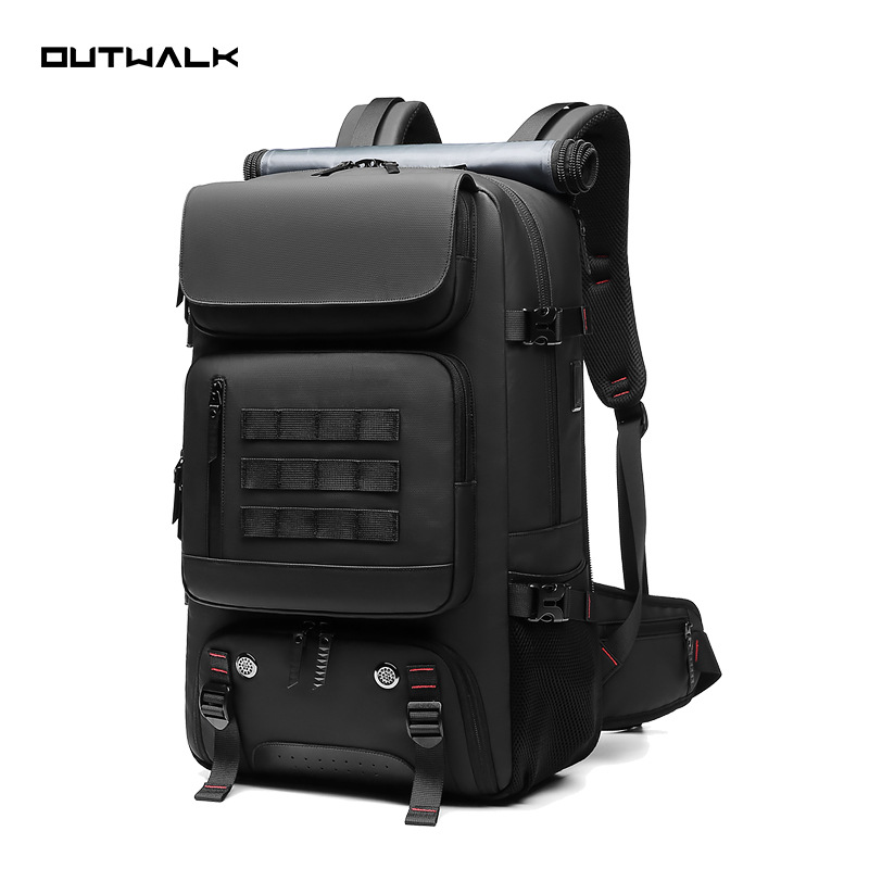 Hombres mochila montañismo al aire libre bolsa de viaje de gran capacidad antirrobo bolsa de ordenador bolsa de viaje de negocios mochila de los hombres