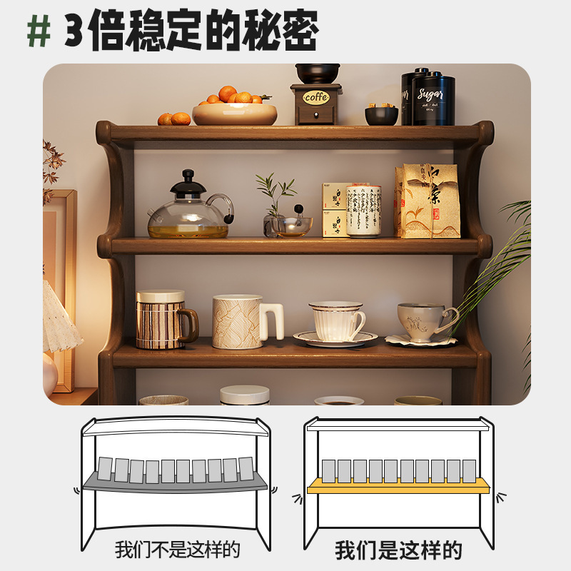 Estante de escritorio de madera Estante de almacenamiento para escritorio de computadora para estudiantes Escritorio para el hogar Estante de acabado multicapa Vitrina de oficina