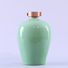景德镇陶瓷酒瓶家用白酒小酒壶装酒坛子密封酒罐5斤青瓷酒壶家用
