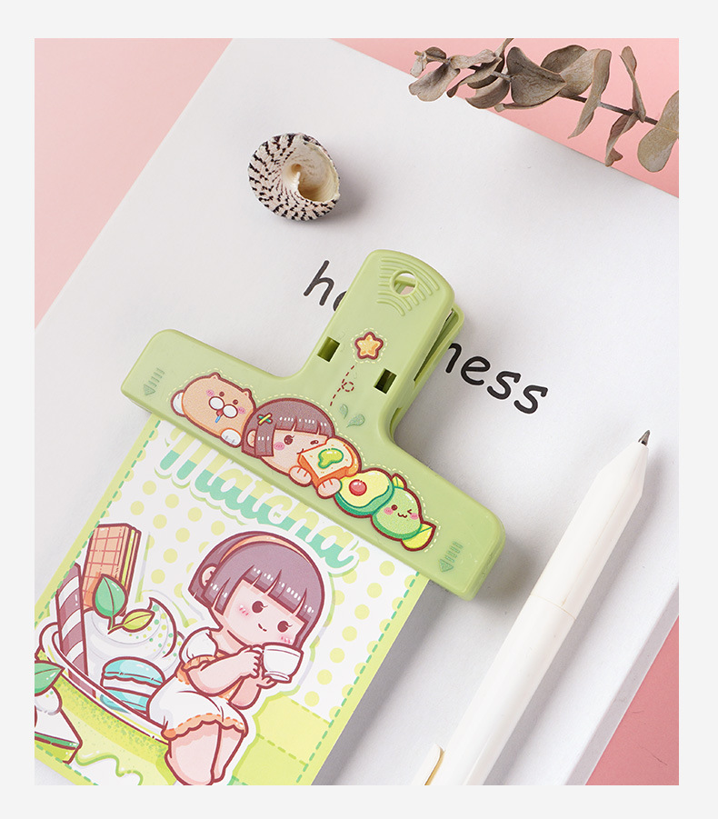 Cartoon Cute Girl Heart Five-color Sealed Hand Book  Clip display picture 5