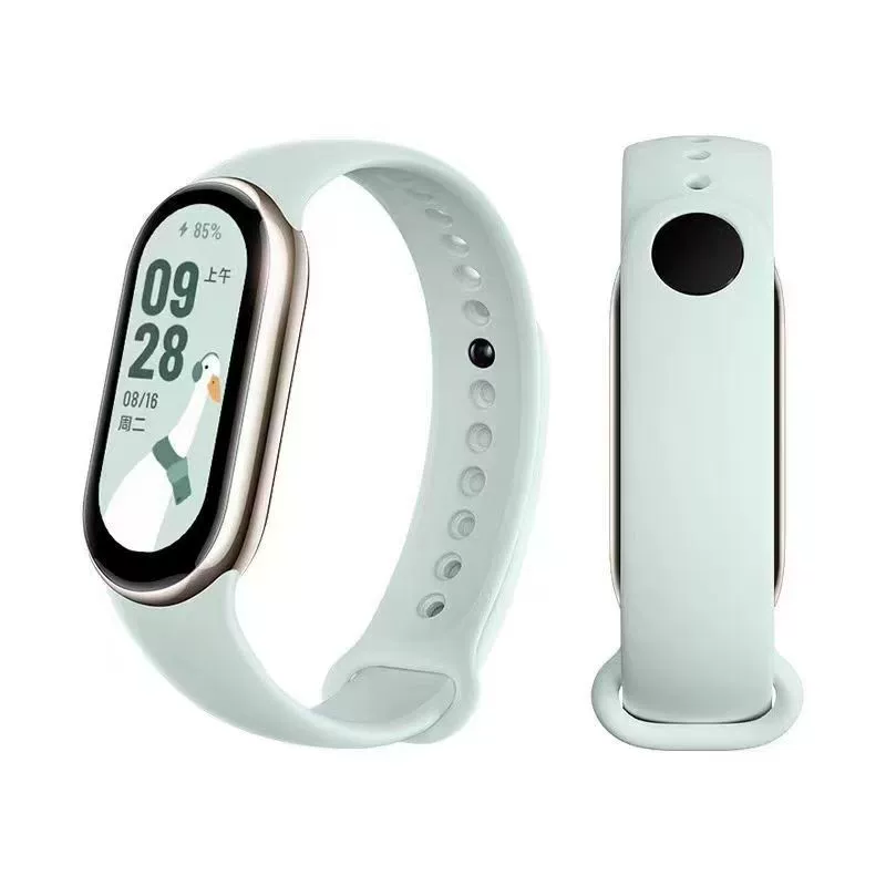 Qingtangfa подходит для Xiaomi Mi Band 10/9/8, ремешок с металлической пряжкой Xiaomi 8/9, спортивный браслет 8nfc