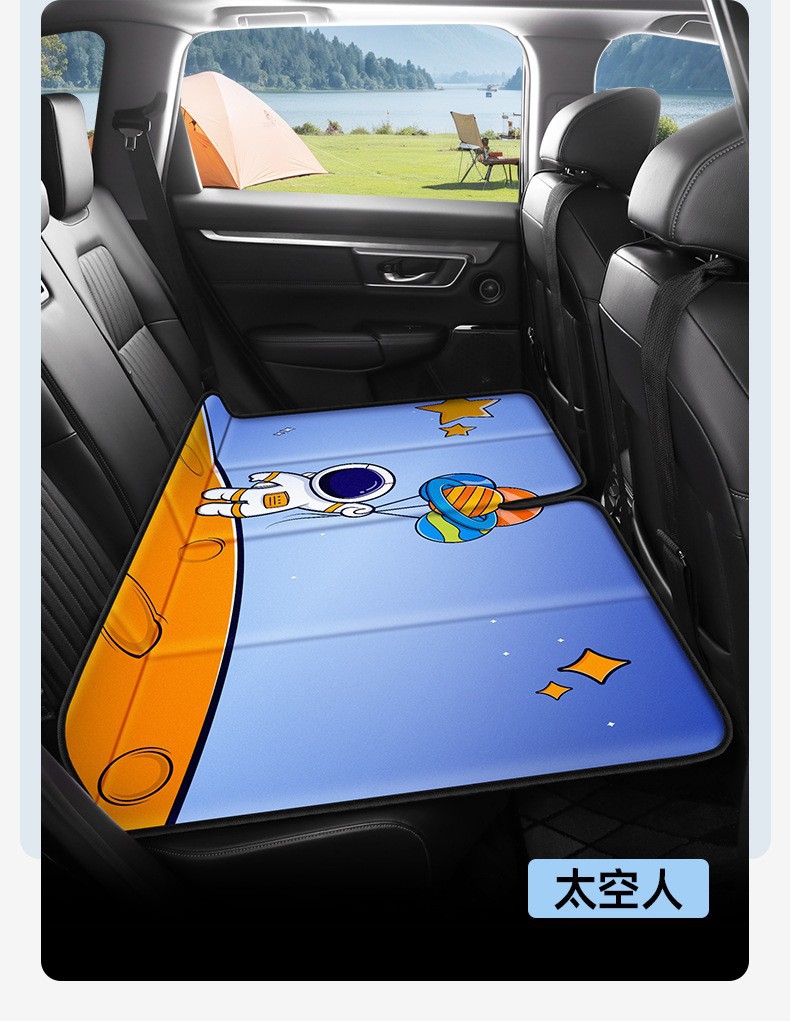 Car Rear Seat Sleeping Pad, Foldable Bed for Sedan and Suv, No Need for Inflation, Portable Car Bed