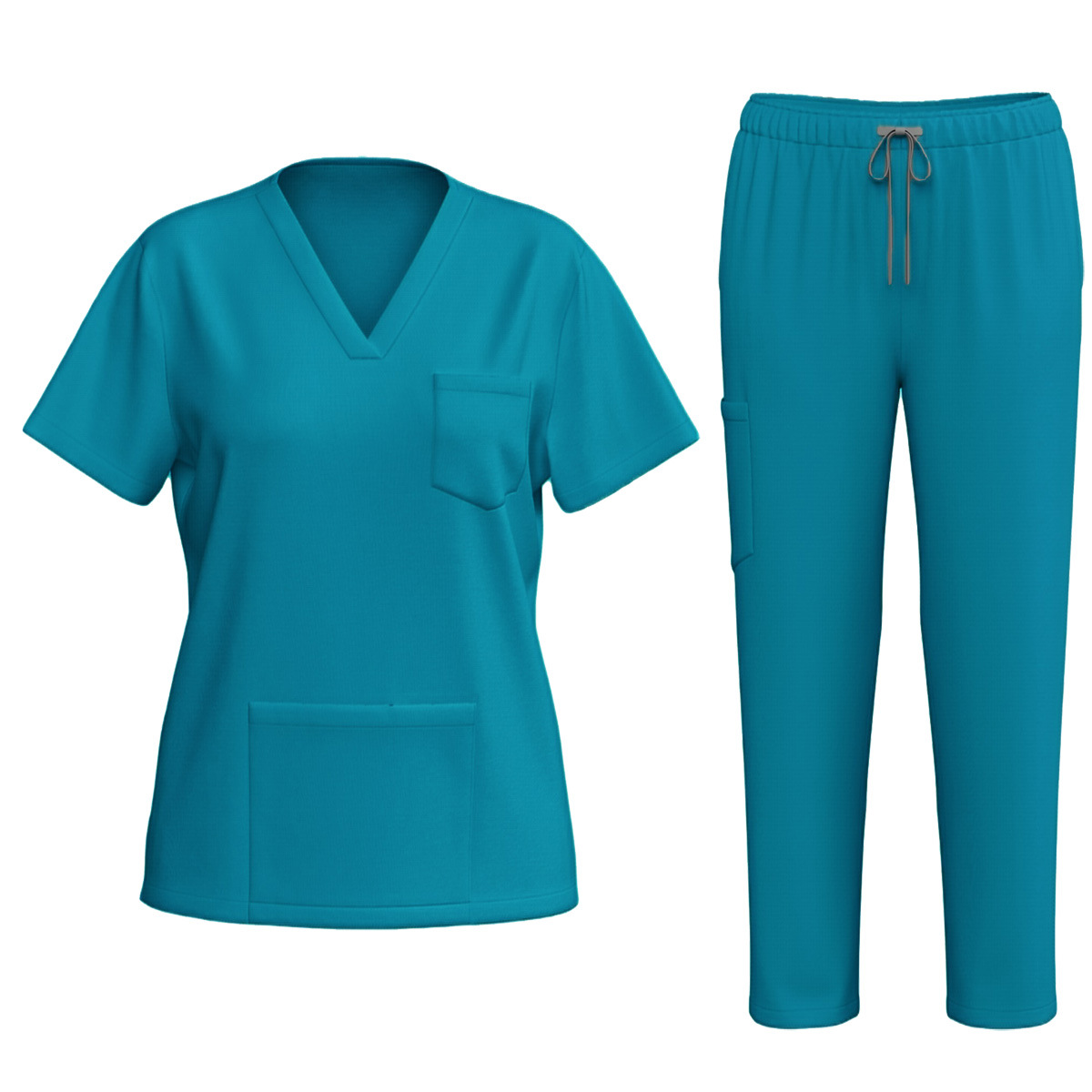 Lake blue suit [nurse uniform] 8026
