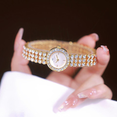 BS女高級感2023新款表中古輕奢滿鑽奢華寶格LI女表FA1771