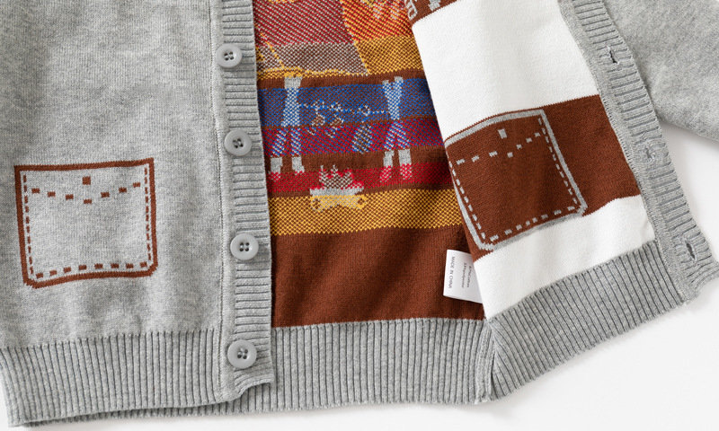 Jungen Strickjacke Für Herbst Und Winter Baumwolle Gestrickt_voghion.com