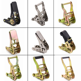 Thickened Ratchet Tensioner, Tightener, Fastener, Webbing Bundler, 1 Inch 25mm 800kg Tension