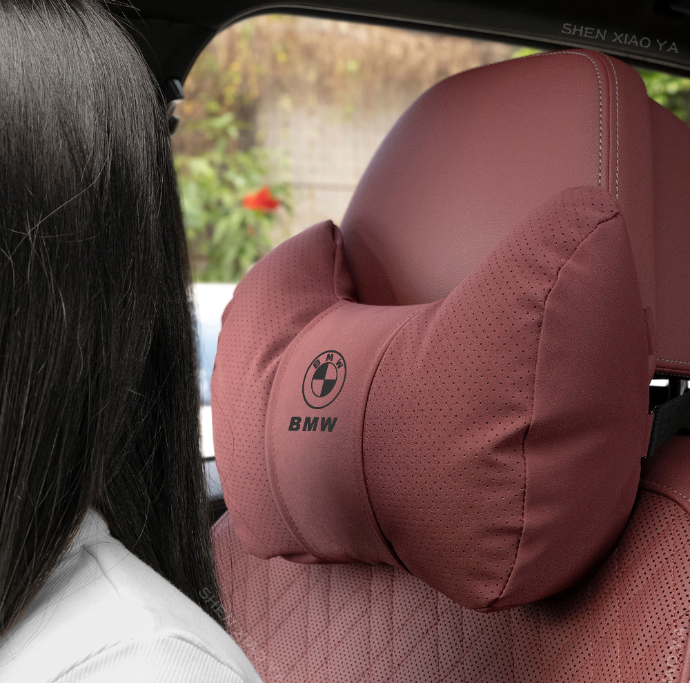 Suitable for Bmw New 3 Series 5 Series 7 Series 1 Series X1X2X3X4X5X6 Car Headrest Waist Support Neck Pillow Cushion Supplies
