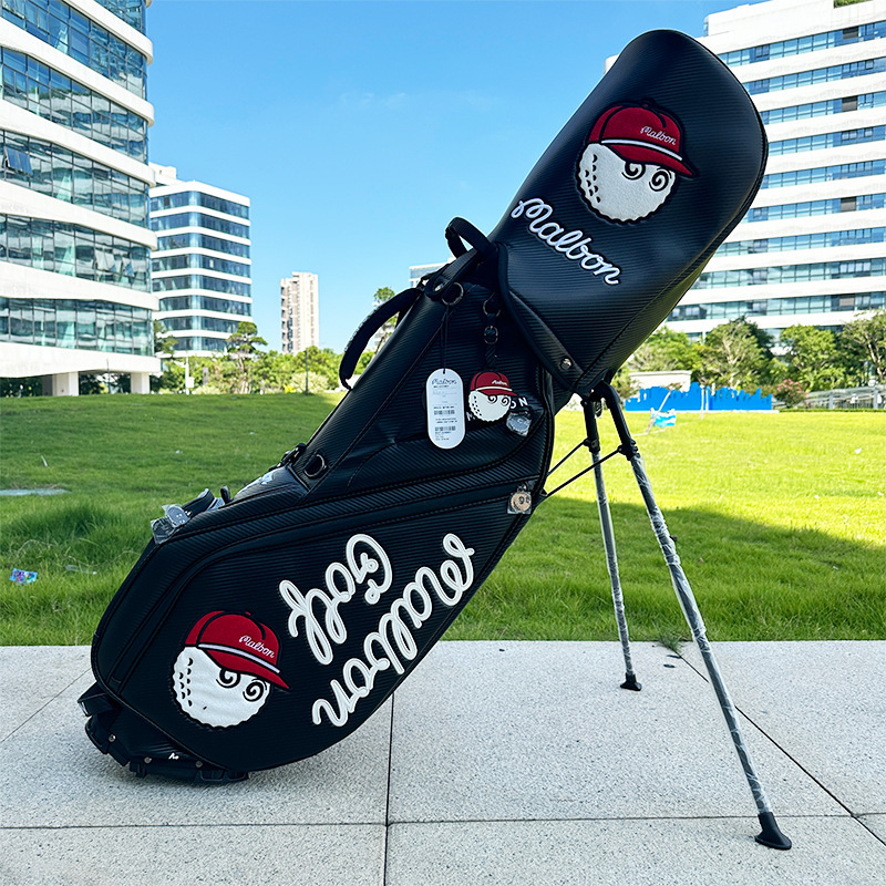 韓国 Malbon ゴルフバッグ PU 新しい防水軽量クラブバッグ男性と女性のクロスボディブラケットボールバッグメーカー|undefined