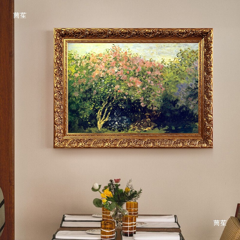 French European-Style Solid Wood Oil Painting Frame with Inner Lining, Large-Sized Photo Frame, Mirror Frame, Framed Retro Carved Gold French European-Style Solid Wood Oil Painting Frame with Inner Lining, Large-Sized Photo Frame, Mirror Frame, Framed Retro Carved Gold