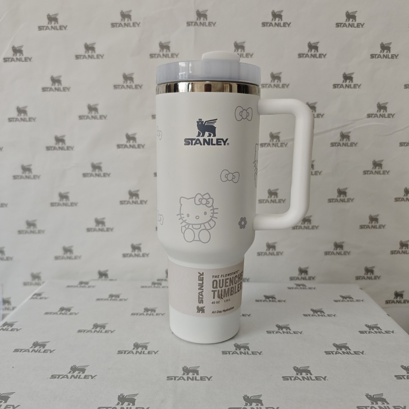 美版跨境40OZ史丹利3DKT猫汽车杯STANLEY304不锈钢车载保温被|undefined
