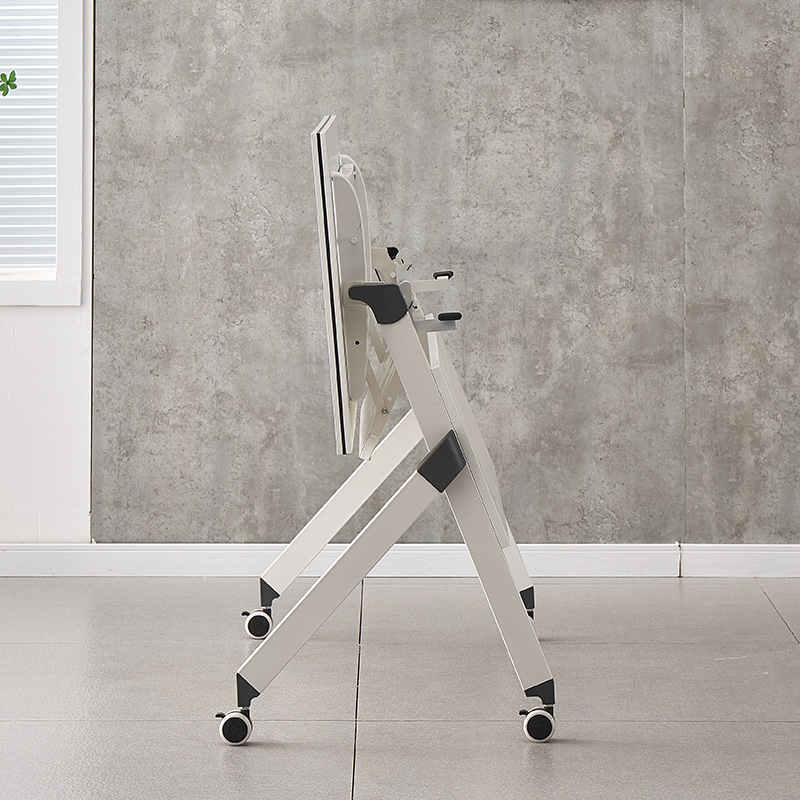 Foldable conference table, movable training table chair set office desk long table educational institution foldable training table