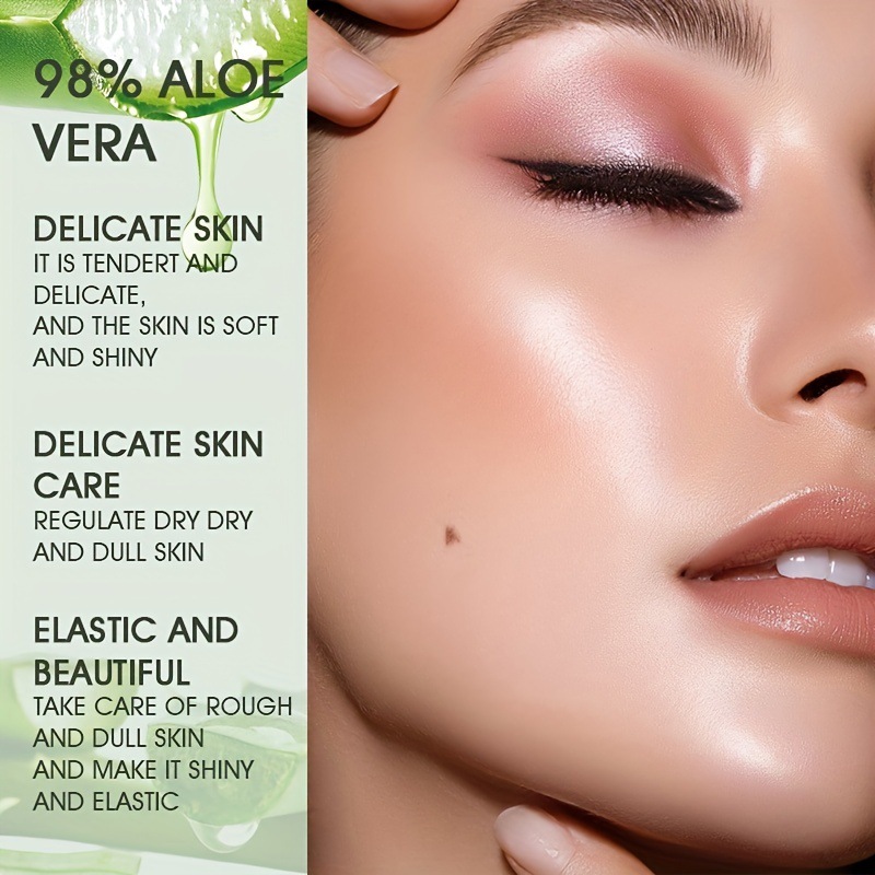 El lugar transfronterizo de USHAS incluye gel de limpieza profunda, gel de aloe vera, exfoliante, gel facial, hidratante