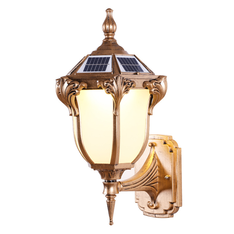 lámpara solar lámpara de patio exterior lámpara de pared exterior lámpara de pared exterior lámpara de pared exterior LED impermeable tipo de luz inductiva