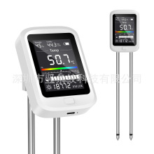 土壤检测仪跨境新品双针高精度测试仪六合一 /摄氏度