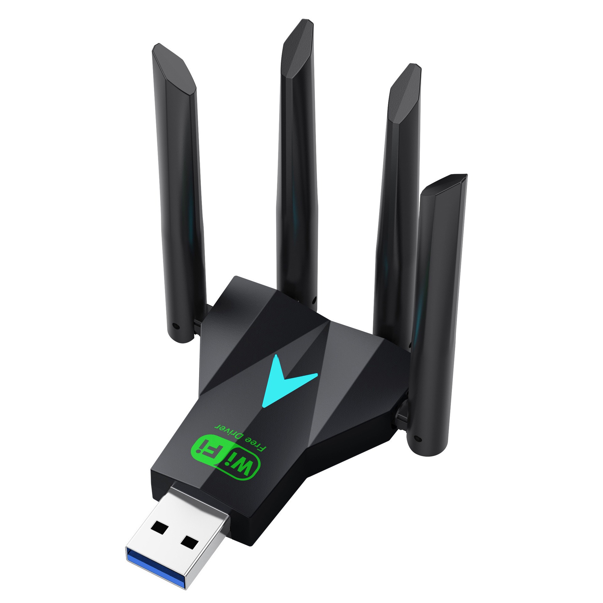 1300M four-antenna dual-band driver-free (aircraft model)