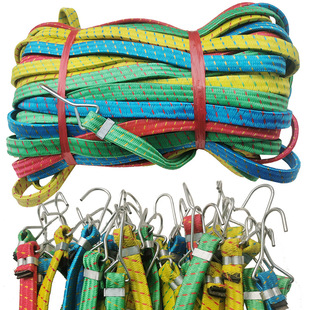 Direct Bicycle Luggage Strap Color Elastic Rubber Luggage Rope Shelf Strap Small Trailer Strap