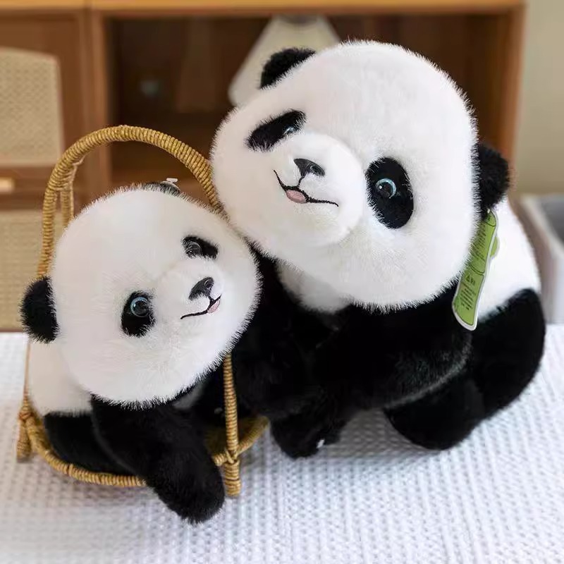 Nuevo estilo Bear Bear Cat Peluche Muñeca Panda Gigante Zoo Muñeca Regalo de cumpleaños para niños