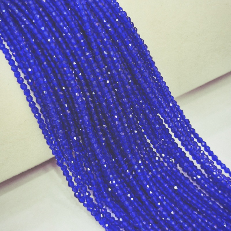 Hilo de algodón aguja súper pequeña Perla de cristal encadenada cuentas vidriadas DIY accesorios de ropa hechos a mano pulsera collar cuentas dispersas accesorios