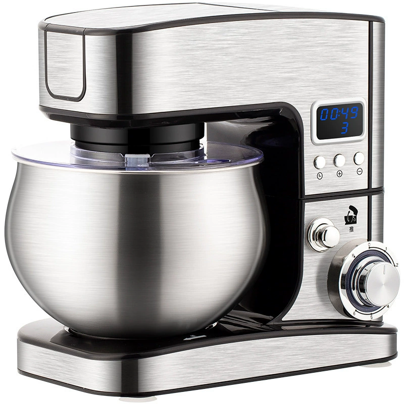 5L intelligent timing chef machine multifunctional stainless steel fully automatic dough machine home desktop egg beater