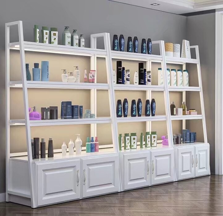 简易钢木展架   产品置物架   金属陈列架   商超产品摆放展示架