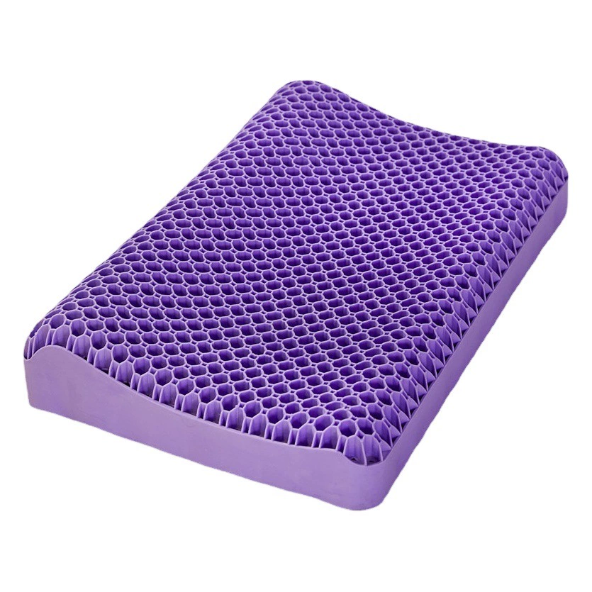 Подушка из пектинового волокна, моющаяся, волнообразная, многофункциональная массажная подушка, дышащий защитный чехол для шеи из ТПЭ