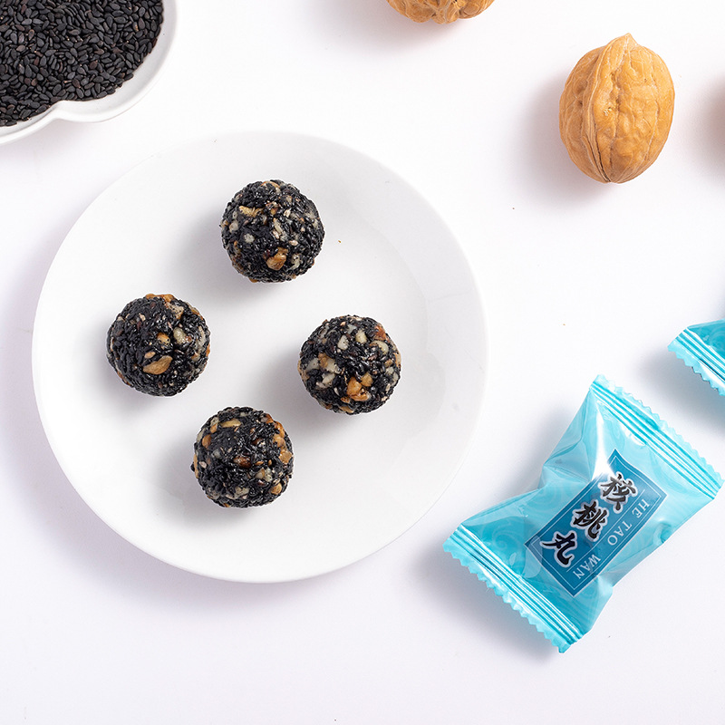 【分銷】核桃丸滋補養生丸網紅食品貨源山東特產核桃芝麻丸辟穀丸