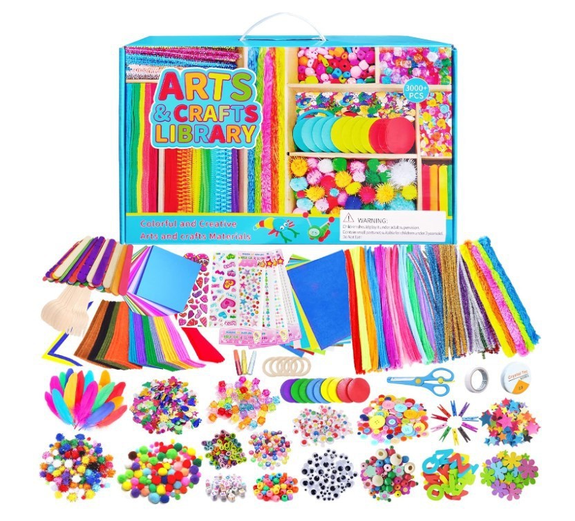 3000 Pieces Luxury Craft Box-Children's Art Handmade DIY Craft Box