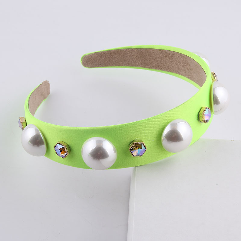 Fashion Color Diamond-studded Pearl Headband display picture 7