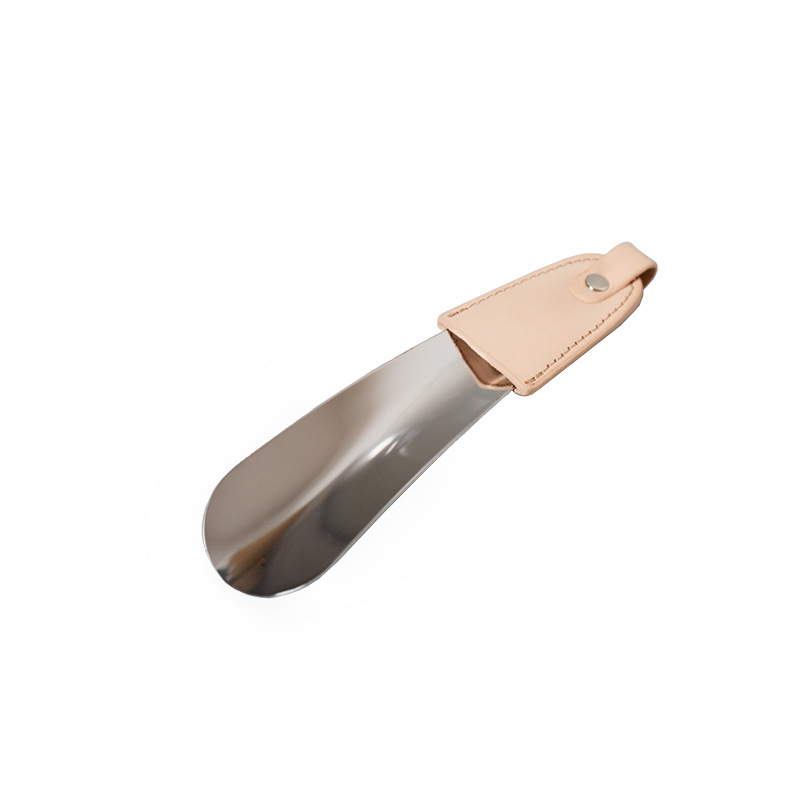 Precio de fábrica, zapatos de cuero de acero inoxidable 304 de alta calidad, calzador portátil, dispositivo para levantar zapatos, dispositivo para usar zapatos, regalo, puede ser una marca registrada