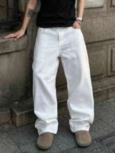 T 47995 American vibe straight flared jeans ��ʽƦ˧ֱͲ΢��