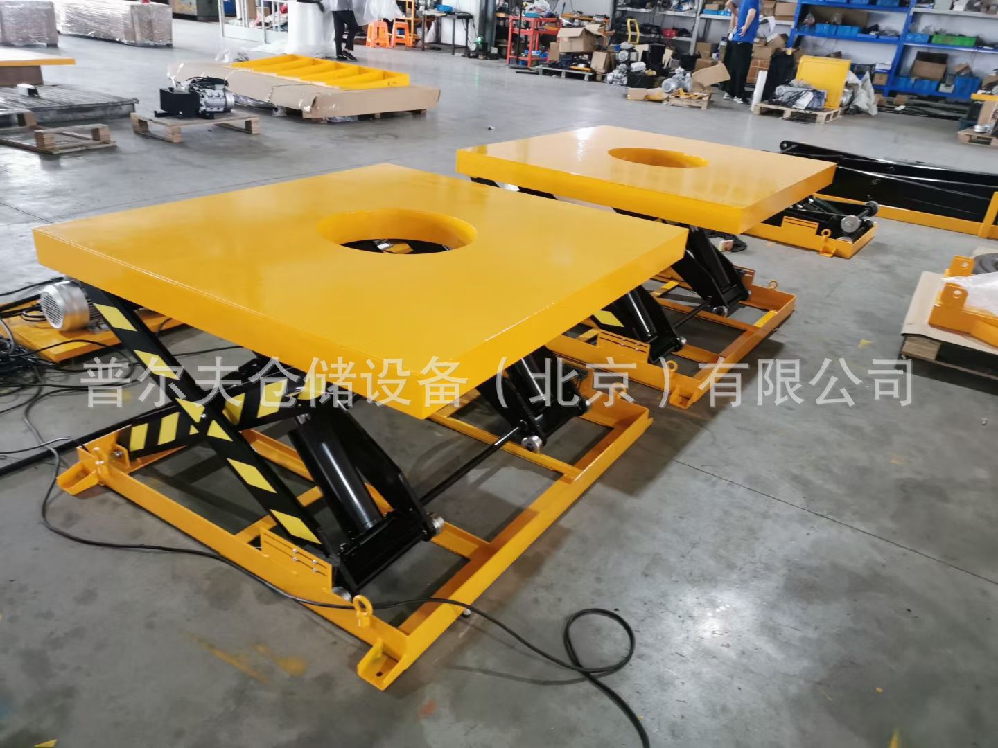 非标做固定升降平台电动液压手推平台车工位车模具升降车北京厂家
